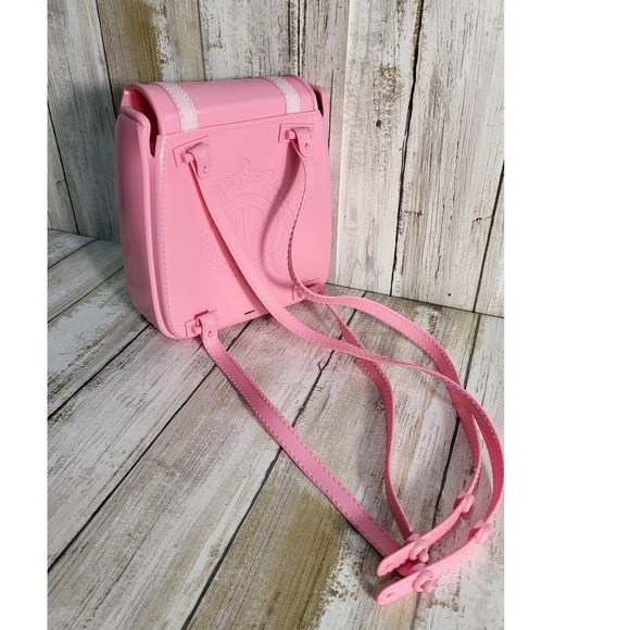 Disney Princess Backpack Purse Pink Belle Ariel Jasmine Girls Shoulder Bag - Picture 7 of 8